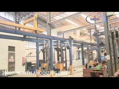 2000 toneladas/boca Línea de producción de anodización