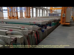 6061/6063 Equipo de anodizado de aleación de aluminio con tipo de sellado moderado