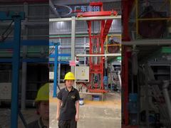 ascensor de carga y descarga