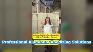 Soluciones profesionales de línea de anodizado de aluminio