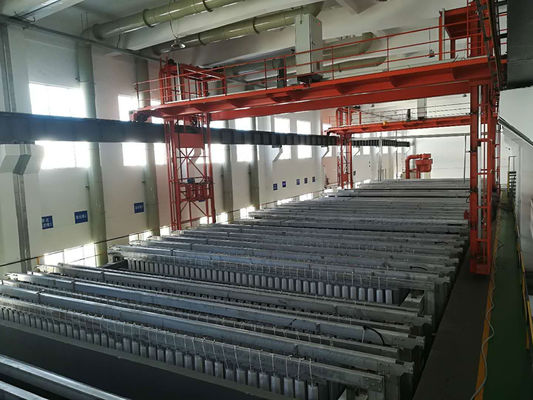 Calidad  1000 Ton Manual Anodizing Production Line 10µM - 12µM Micron fábrica