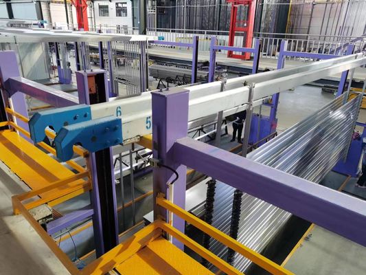 Buen precio Proceso de anodización de líneas horizontales de 3000T/mes Calidad constante En línea