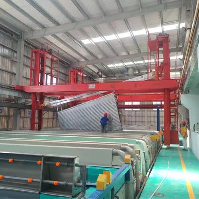 Buen precio MEIAL 900 toneladas/m Tipo de operación del proceso de la línea anodizante automática En línea