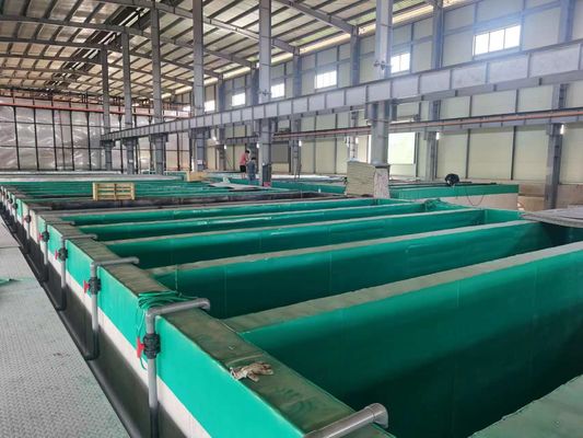 Buen precio Línea de producción de anodización de alta capacidad con 300d/m X 20h/d de horas de trabajo En línea