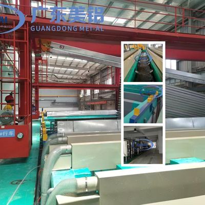 Buen precio Producción de anodizantes de aluminio de superficie semiautomática de 500 toneladas por mes En línea