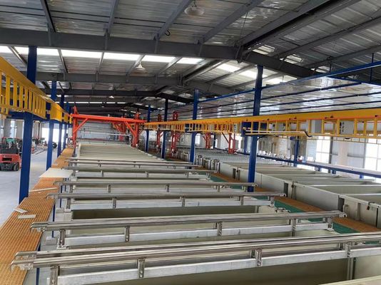 Buen precio Línea de producción de perfiles de aluminio anodizante con 180 plusmn 20 g/l de ácido sulfúrico En línea