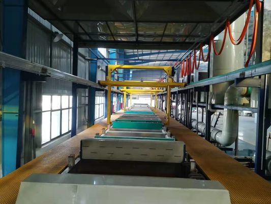 Línea de anodización automatizada pequeño objeto proceso del tratamiento que colorea