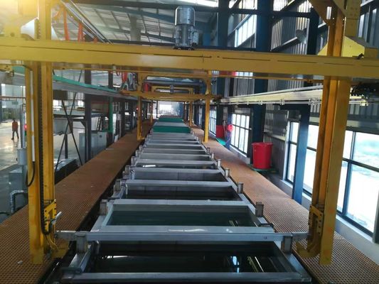 Línea de anodización automatizada pequeño objeto proceso del tratamiento que colorea