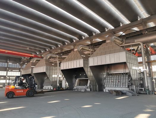 cadena de producción de lanzamiento del billete de aluminio 220V horno de fusión de 30T
