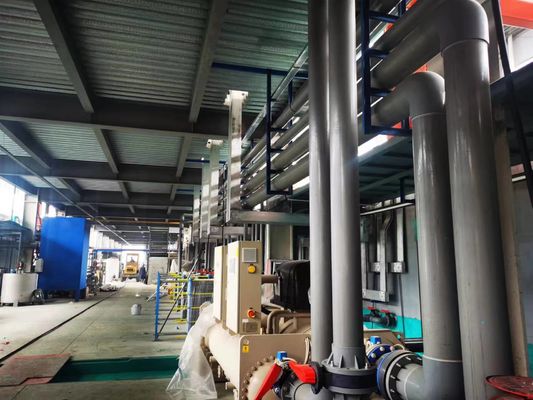 Buen precio Línea de producción de anodizado totalmente automática de 1500 a 2500 toneladas/mes con capa dura de tipo III MIL-A-8625 para componentes de armas de fuego tácticas En línea