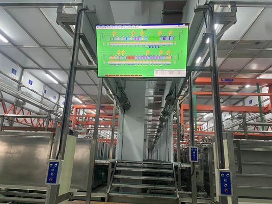 Buen precio Línea de anodizado vertical 3000T/M con anodizado de ácido sulfúrico tipo II y recubrimiento electroforético para marcos de tiendas de campaña para exteriores En línea