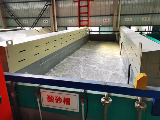 cadena de producción de anodización del poder 3000T/Month modo horizontal del proceso U