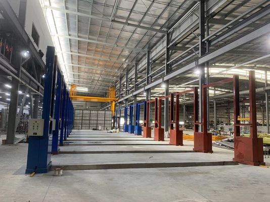 Línea de anodizado horizontal Método de estantería manual de tratamiento del sistema