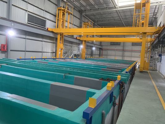 modo de operación automática de Anodizing Line Process del ingeniero 900T/Month