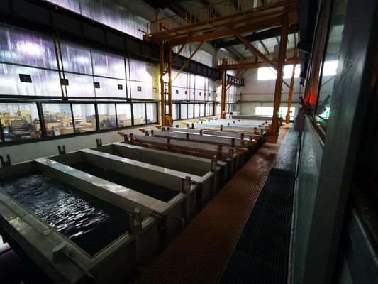 La cadena de producción de anodización auto proceso 650T/Month del tratamiento hizo salir