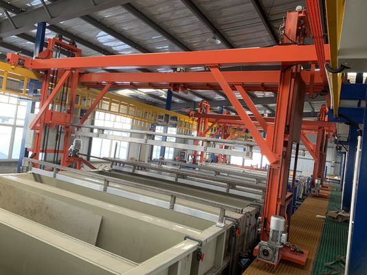 Cadena de producción de anodización de aluminio 600 modo de Ton Horizontal U