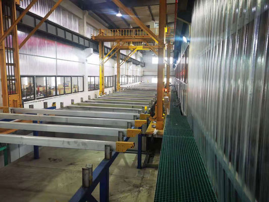 Buen precio cadena de producción de anodización 500T/Month semiautomática/automática en línea
