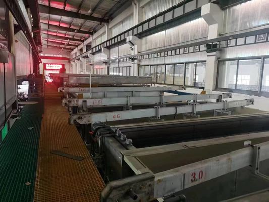 Línea de anodización horizontal estilo de la operación automática de la construcción