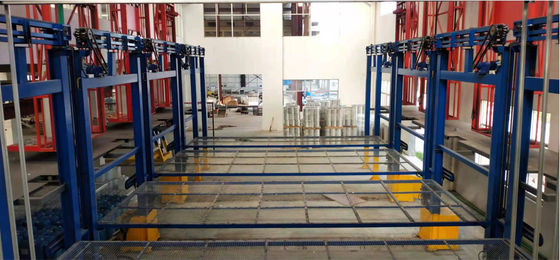 El poder automatizó la línea de anodización línea horizontal de Anodiding del proceso