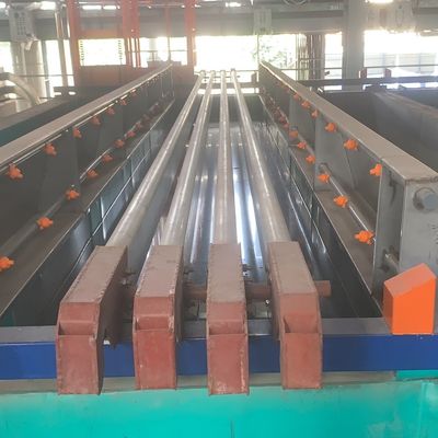 Línea de producción de anodización manual horizontal 750 toneladas por mes