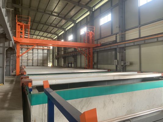 2500T / Mes Línea de producción de oxidación manual 8000*Ancho*3500