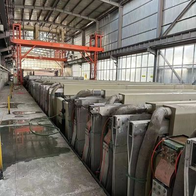 Línea de anodizado automática industrial máquina de anodizado aulminum