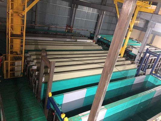 Línea de producción de perfiles de extrusión de aluminio anodizante de alta calidad