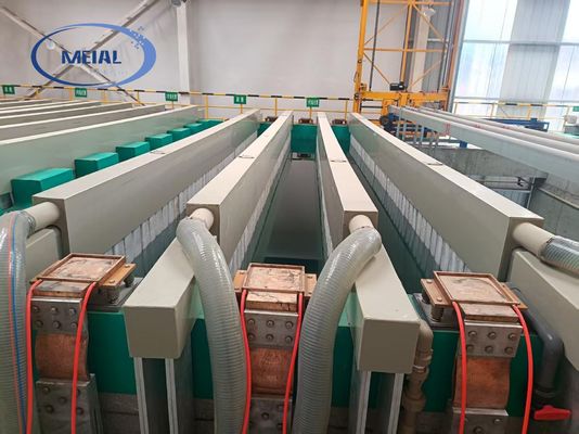 Tecnología MEI-AL 500 toneladas / mes Línea de anodizado de aluminio Solución de tratamiento de superficie eficiente en energía