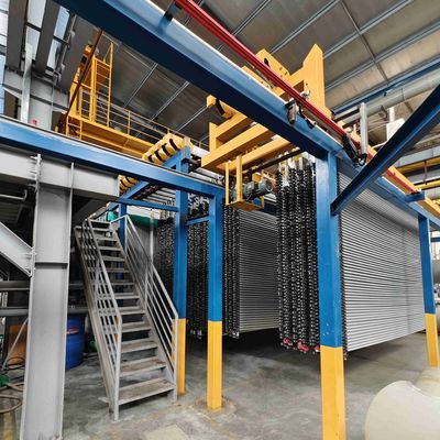 Sistema de tratamiento de oxidación de perfiles de aluminio de bajo consumo energético 1000 toneladas/mes