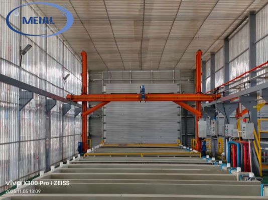 Buen precio Horizontal Anodizing Production Line with 5-15μm Film Thickness Uniformity and ±0.5℃ Temperature Precision en línea