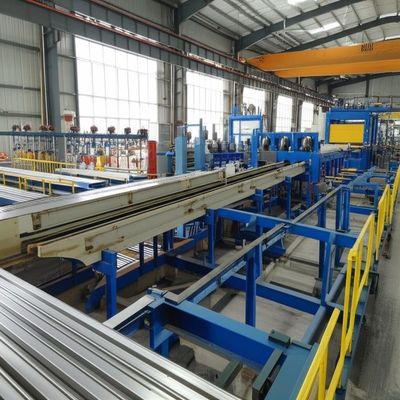 Línea de producción anodizante personalizable de ahorro de energía de 500T para perfiles de aluminio