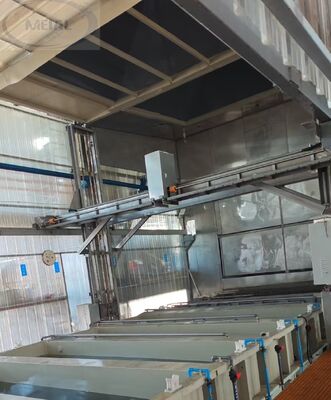 Buen precio Línea de anodizado duro de alta eficiencia con capacidad de 150 T/M en línea