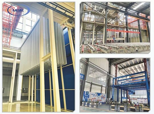 Buen precio Línea de producción de anodizado vertical diseñada para ahorrar espacio y anodizado de aluminio de alta capacidad con control uniforme de recubrimiento |Guangdong MEL-AL Technology Co.,ltd en línea